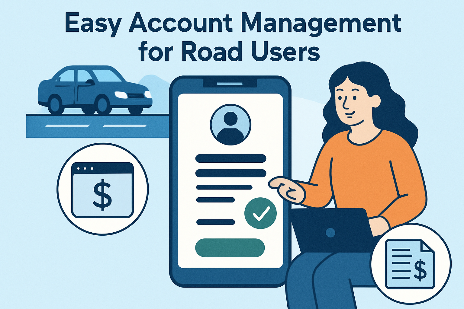 Easy Account Management for Road Users